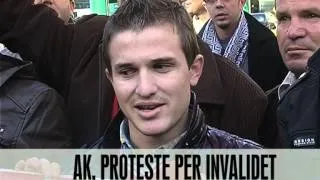 AK proteste per invalidët - Vizion Plus - News - Lajme