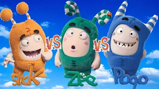 Oddbods Zee vs Pogo vs Slick | Oddbods Turbo Run | Droidzman Gameplay