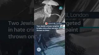 Police investigate hate crime after Jewish schools in London have red paint thrown over them