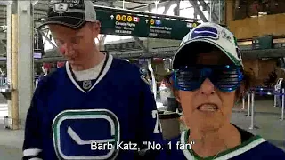 Canucks fans send off the boys in blue