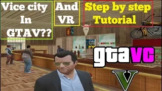 How to install Vice City remastered mod / How to play GTAV in VR with motion controls. Tutorial.