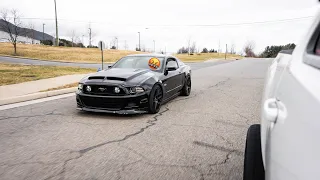 Cocky Mustang Owner Races Duramax and Loses!