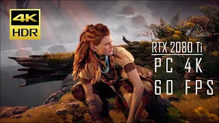 Horizon Zero Dawn PC 4K 60fps HDR - Intro & Training Montage on RTX 2080 Ti