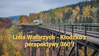 Przejedź się wirtualnie najpiękniejszą linia kolejową w Polsce w 360°!