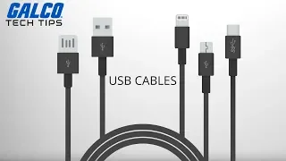 USB Cables Explained: Different Types of USB Connectors - A Galco TV Tech Tip | Galco