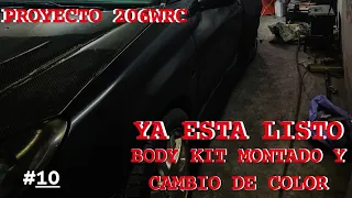 TERMINADO EL BODY KIT Y 206 PINTADO PRIMERA FASE // PROYECTO WRC// COMO PINTAR UN COCHE //206WRC