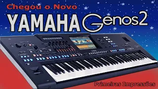 Novo YAMAHA Genos2 primeiras impressões!