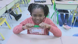 3News' Danita Harris visits Harvey Rice Wraparound School in Cleveland to give 'encourage mints'