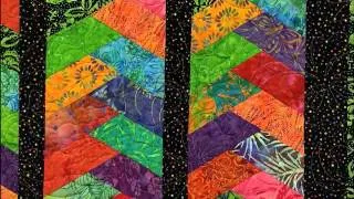 How to Make a Strip Quilt called the Braid Quilt