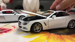 REVIEW MÔ HÌNH XE MERCEDES  SL500 1:24 - MOHINHXE.NET