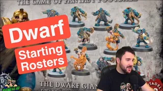 Dwarf Starting Rosters - Blood Bowl 2020 (Bonehead Podcast)