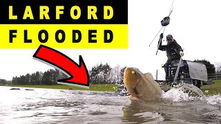 Feeder fishing a FLOODED LARFORD lakes - F1 / CARP Method Feeder Fishing - Match Fishing