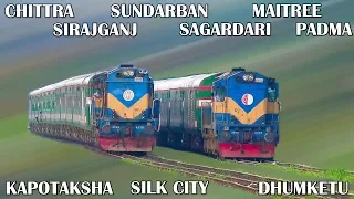 Compilation of All Brand New LHB Trains of Bangladesh Railway (New Train)