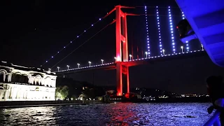 Ночная Прогулка по Босфору  - Bosphorus by Night www.gidstambul.com