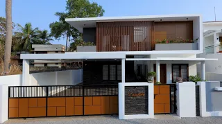 Stylish contemporary house at Trivandrum