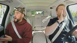 Bad Bunny y James Corden Carpool