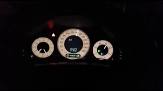 Mercedes Benz W211 E220 cdi 0-140 acceleration