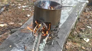 Печь щепочница-щепотница своими руками. Посиделки в лесу. Самоделки из Зелёной Мастерской.