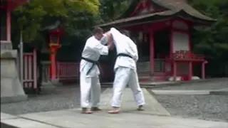 Nihon Tai-Jitsu No Kata Yodan - Philippe Galais & Richard Folny - Fushimi Inari, Kyoto 2002