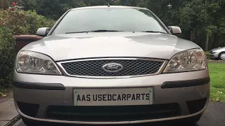 Ford mondeo mk3 front grill removal