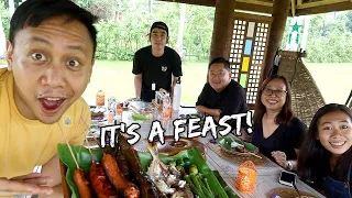 Traditional Filipino BBQ Feast At A Farm | Vlog #1011
