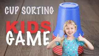 Game for kids - Cup sorting