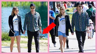 Robert Pattinson Spotted by Paparazzi on a Walk With Suki Waterhouse