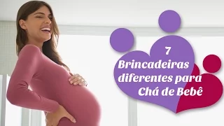 7 Brincadeiras diferentes para chá de bebê