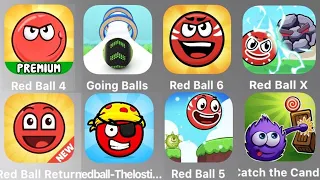 Red Ball 4,Going Ball,Red Ball 6,Red Ball X,Red Ball Return,Red Ball Lost Island,Red Ball 5