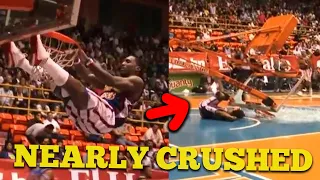 16 Dangerous Backboard Breaking Dunks ⚡⚡⚡