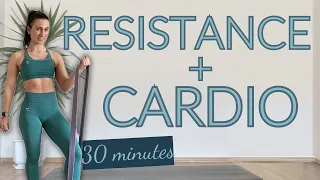 CARDIO FATBURN and RESISTANCE | 30 Minute Home Workout