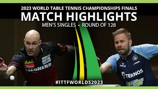 Jon Persson vs Daniel Habesohn | MS R128 | 2023 ITTF World Table Tennis Championships Finals