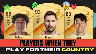 FOOTBALLERS When They Play For Their COUNTRY VS CLUB! 😲⚡│EA FC 24 FT. Messi, Ronaldo, Maguire...