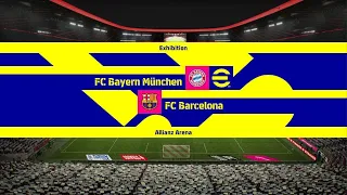 eFootball 2022 Bayern Munich vs Barcelona PS5 gameplay