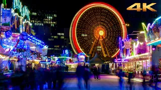 [4k HDR] Christmas Winter Dom tour  . Beautiful light display. Hamburg city Germany 🇩🇪 2021