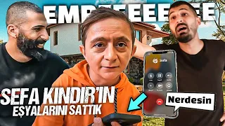 SEFA KINDIR 'IN EVİNDEKİ TÜM EŞYALARINI SATTIM ! KİRAYA VERDİM ! (ÇILDIRDI)