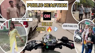 Public Reactions On Our Bullet Sound 🔥💨 ll Galat Reaction Capture 😂 ll Pataka Mar Dia Public M 😱