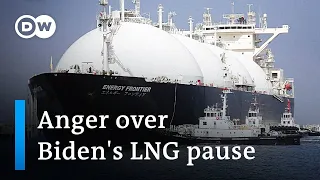 Why German gas importers are angry with the US over pause on new LNG export permits | DW News