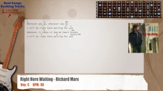 🎸 Right Here Waiting - Richard Marx Guitar Backing Track with chords and lyrics