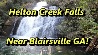 Helton Creek Falls near Blairsville, GA!
