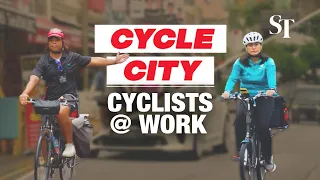 Cyclists at work | Cycle City