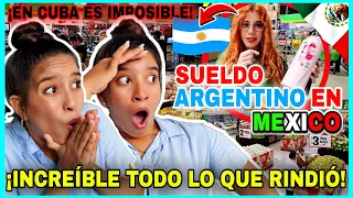 ARGENTINA🇦🇷 GASTA el SUELDO MÍNIMO💵 de su PAÍS en SUPERMERCADO🛒 MEXICANO🇲🇽 ¡PARA TODO ESTO ALCANZÓ😱!