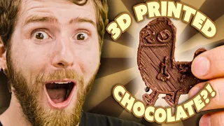 Eating 3D Printed Chocolate!