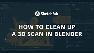 How to Clean Up a 3D Scan in Blender [NO AUDIO]