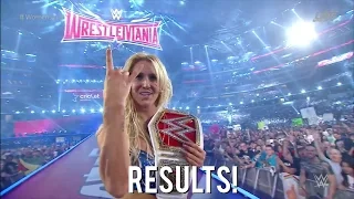 WWE Wrestlemania 32 Charlotte vs Becky Lynch vs Sasha Banks Triple Threat Match RESULTS!