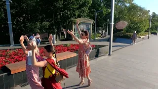 Харинама в Перми на набережной, 12.07.2021. Harinama in Perm on the embankment. Gaja Hanta das