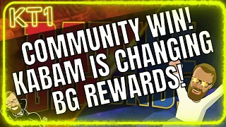 Thank You Everyone! - Kabam Is Changing BATTLEGROUNDS Rewards System Before Season Starts!