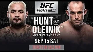 UFC Moscow: Hunt vs Oleynik Plays and Predictions