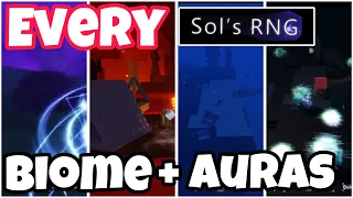 EVERY SINGLE BIOME + AURAS CAUGHT ON CAMERA! (NULL TO CORRUPTION!)  | Sol’s RNG