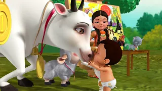 Avu Vaccindi - Cow & Domestic Animals Song | Telugu Rhymes for Children | Infobells